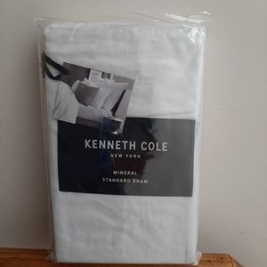 Kenneth Cole New York Mineral Linen Blend Standard Sham White (1 sham)